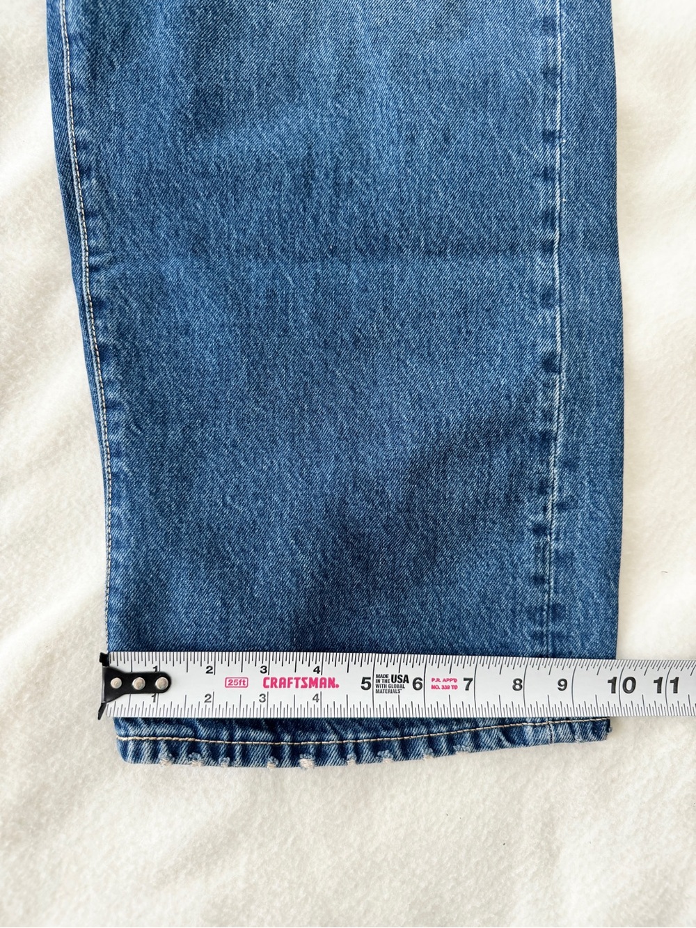 Hailey Bieber x Gap 1996 Extra Baggy Jeans Light Indigo Size 27 NWT - Picture 7 of 10